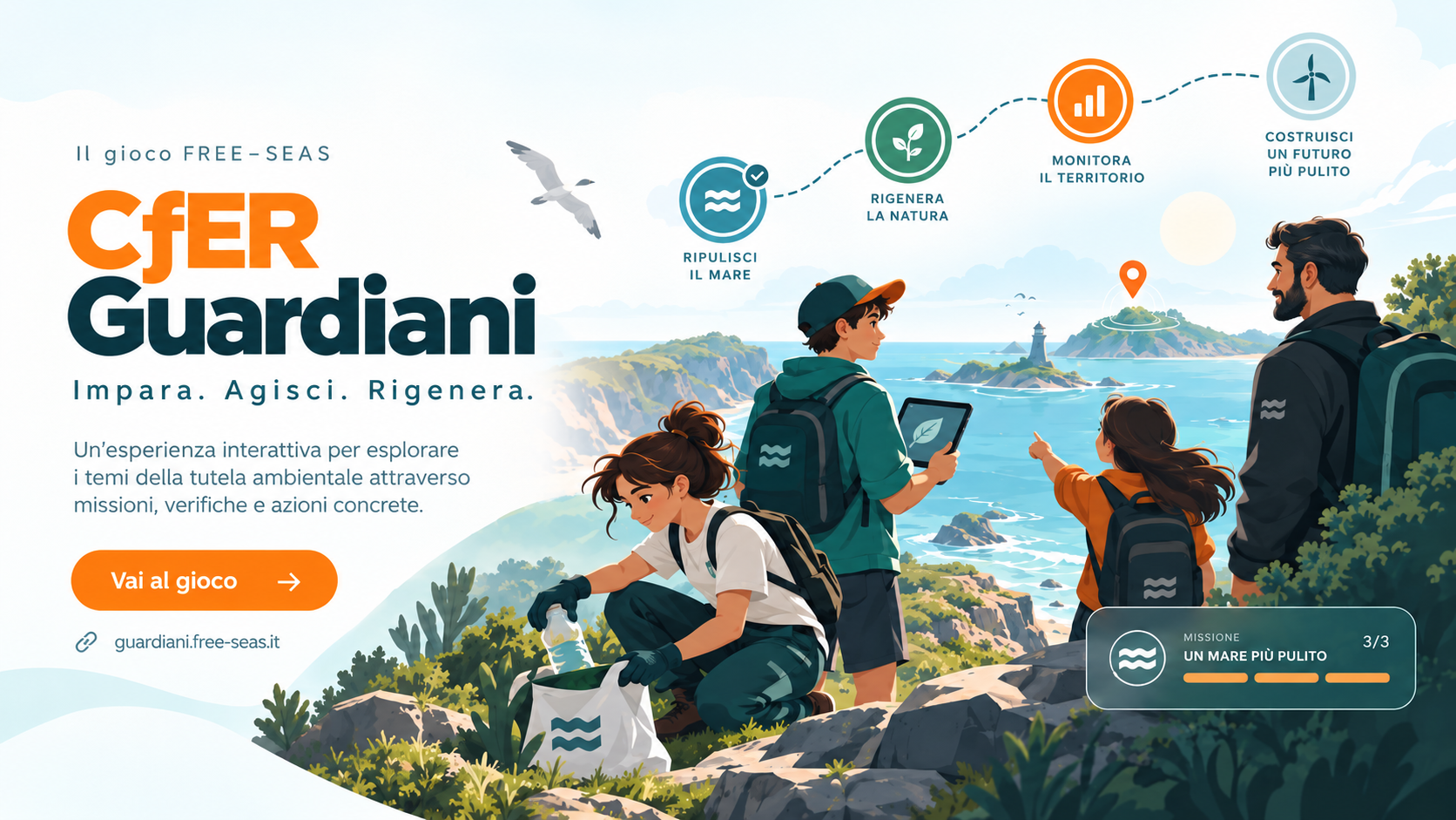 CfER Guardiani: In spiaggia